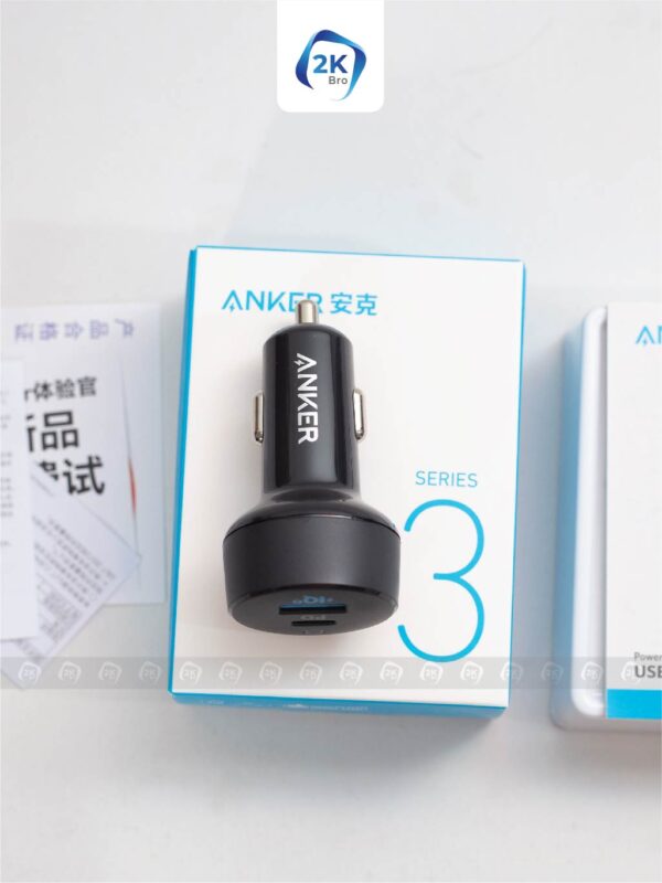 Tẩu sạc ô tô Anker PowerDrive + 2 35W A2732 1A 1C - Hình ảnh 3